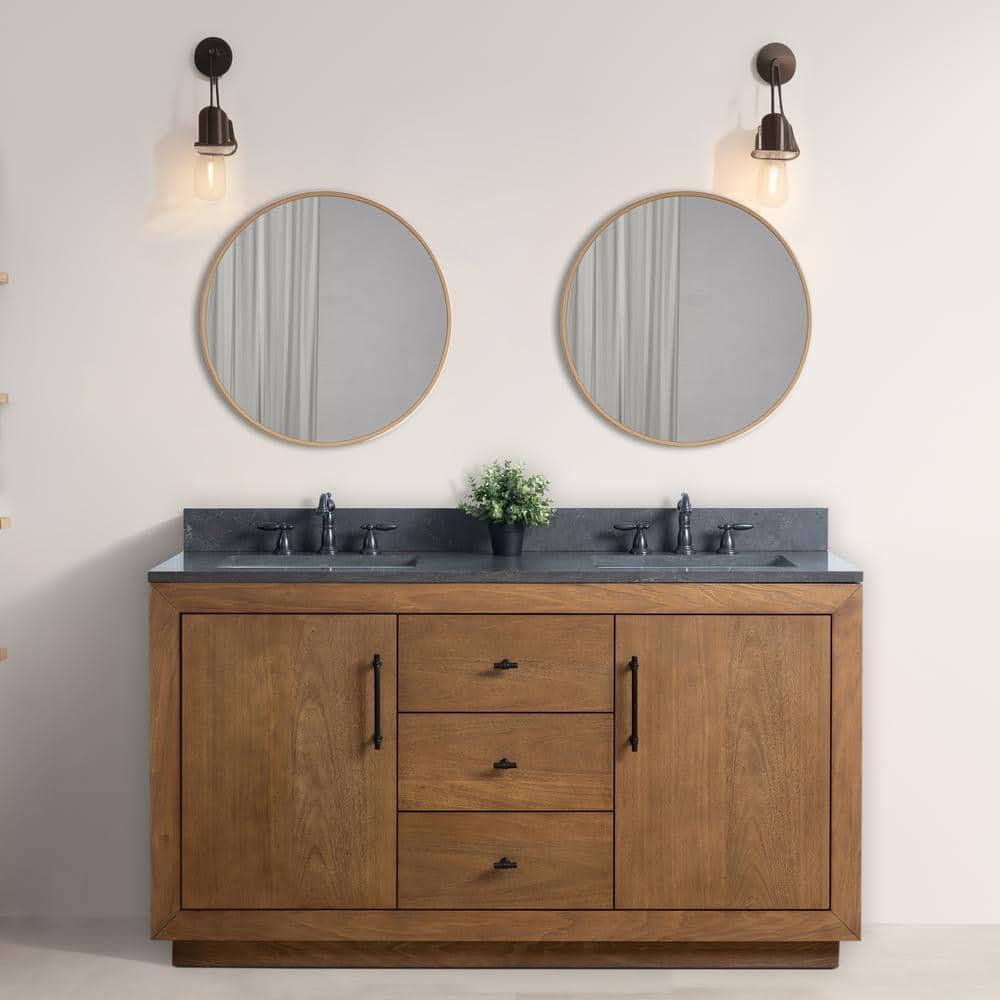 60" Double Bathroom Vanity Set with Top