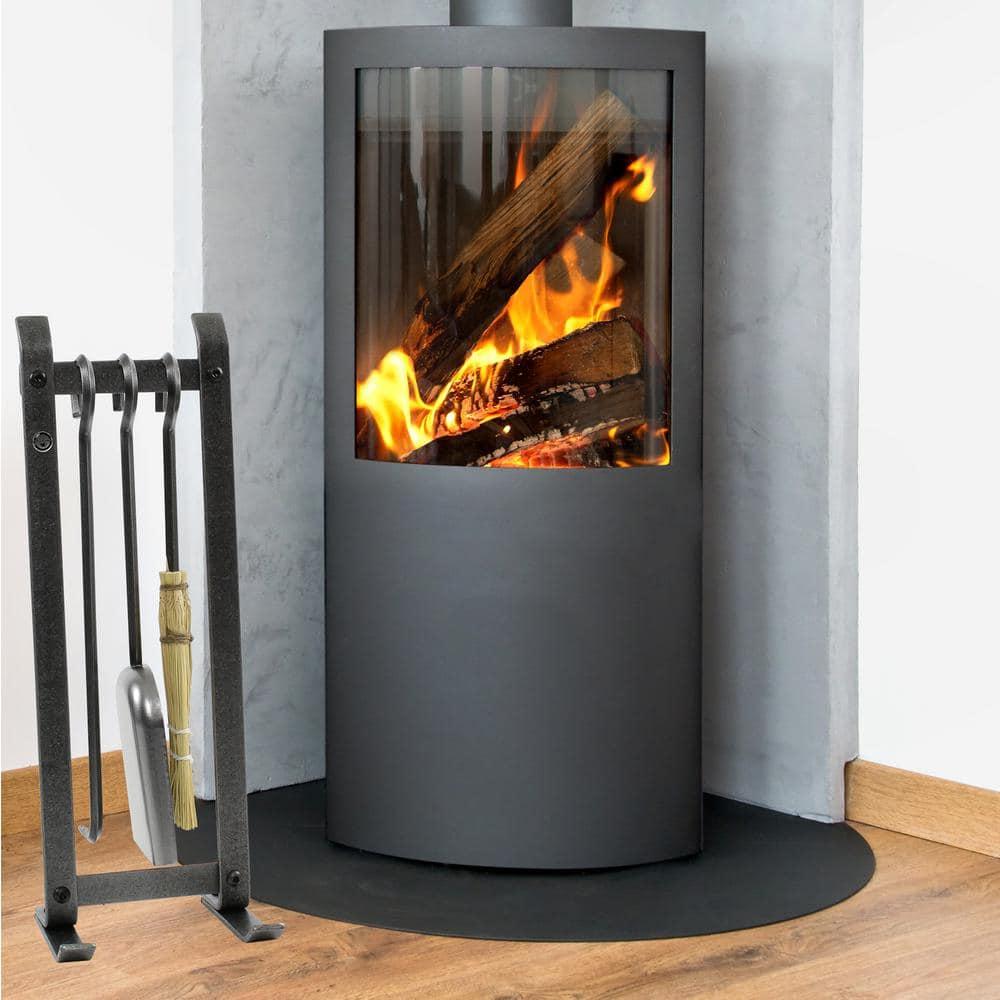 Handcrafted Country Home Fireplace Tool Set includes Base & 3 Tools