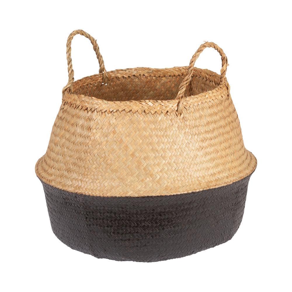 Handmade Seagrass Basket With Handles 1