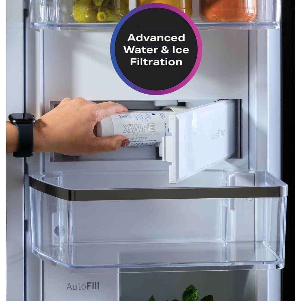 GE Profile™ Series Energy Star Smart 29 Cu. Ft. Fingerprint Resistant 4-Door French-Door Refrigerator