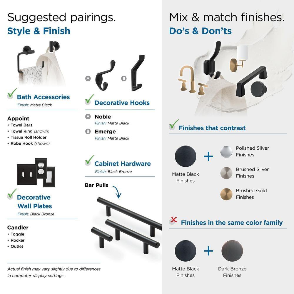 Amerock BP40521BBR Black Bronze Cabinet Pull | 8-13/16 inch (224mm) Center-to-Center Cabinet Hardware | Bar Pulls | Furniture Hardware | Drawer Pull