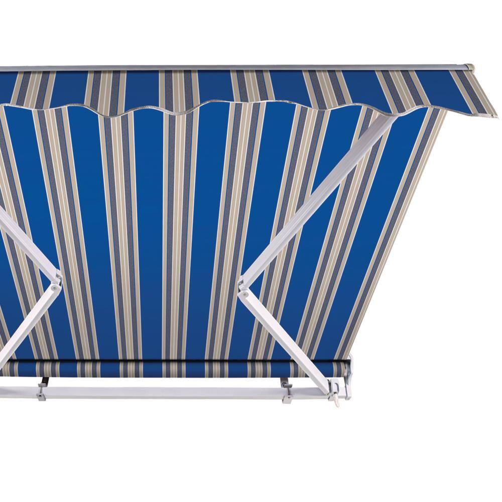 Advaning 10.5'' Fabric, Metal Cover Retractable Patio Awning