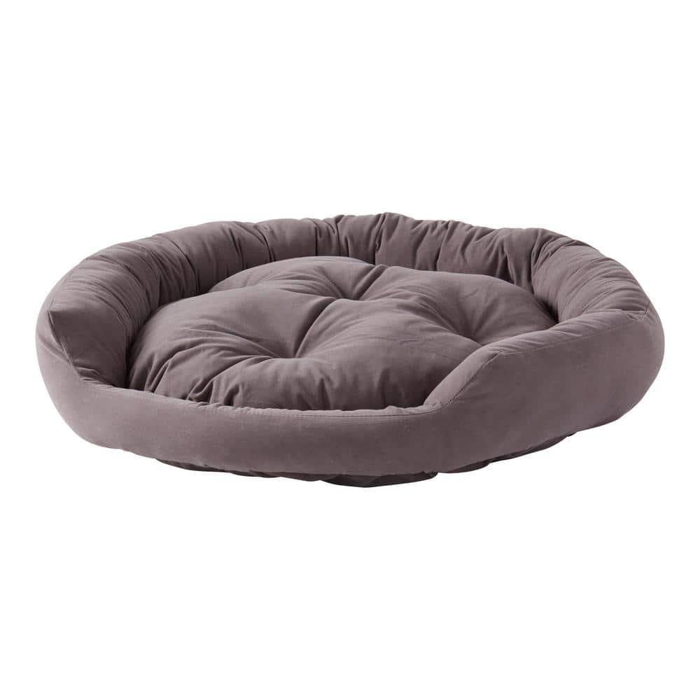 Happy Hounds Murphy Deluxe Donut Dog Bed, Gray, Small (24 x 24 in.)