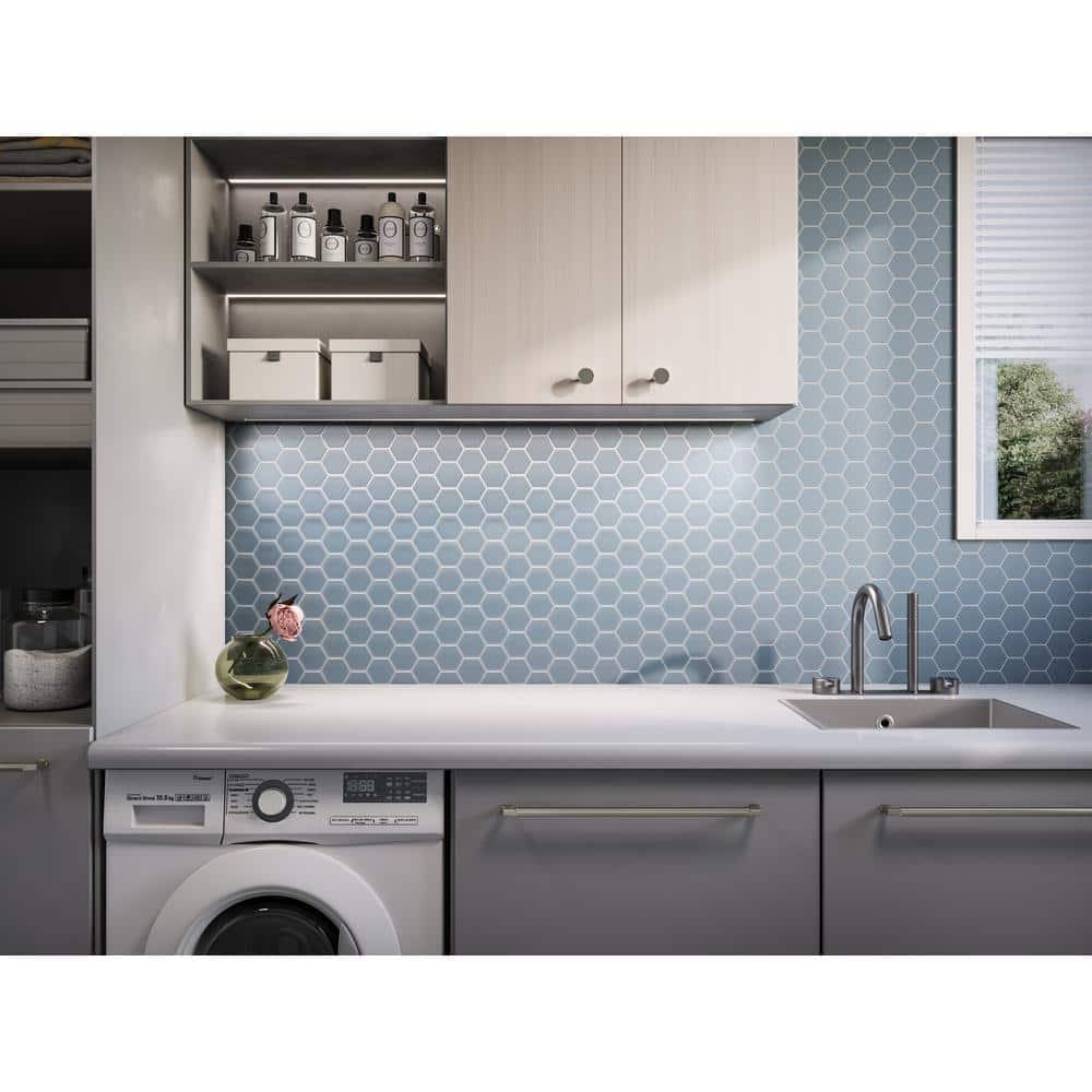 3" Beehive 10.25in.x11.75in. Glass Mosaic Tile