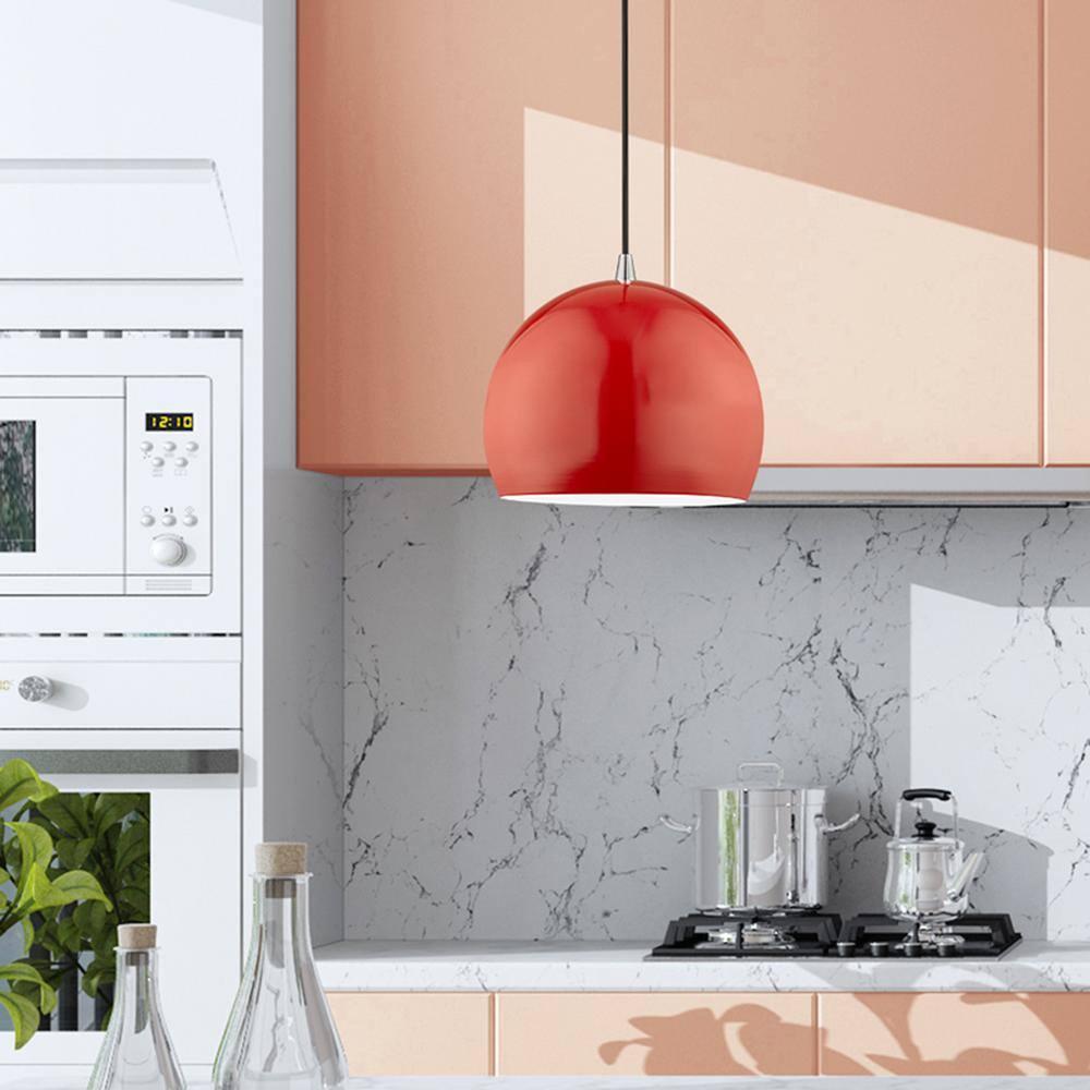 Schultz Single Light Metal Dimmable Pendant