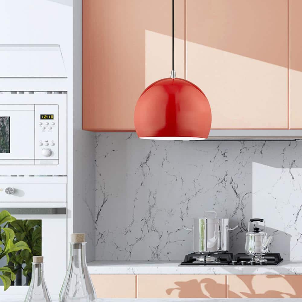 Schultz Single Light Metal Dimmable Pendant