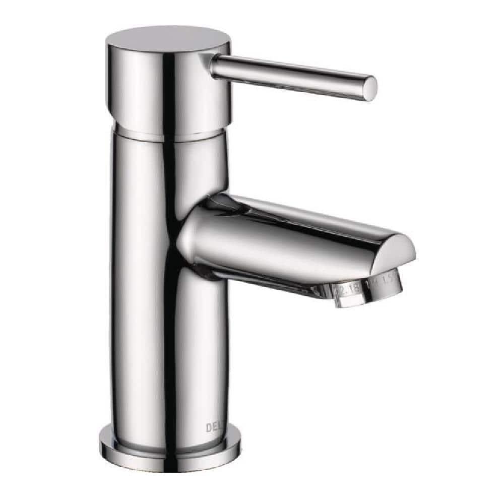 Trinsic Single Hole Bathroom Faucet with Drain Assembly, Single Handle Bathroom Sink Faucet