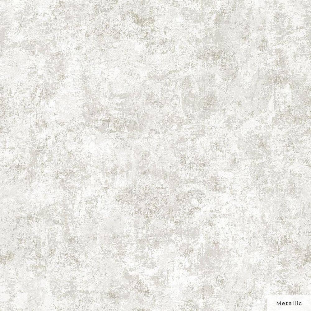Tempaper & Co. Distressed Gold Removable Peel and Stick Wallpaper, Pearl Leaf, 28 sq ft