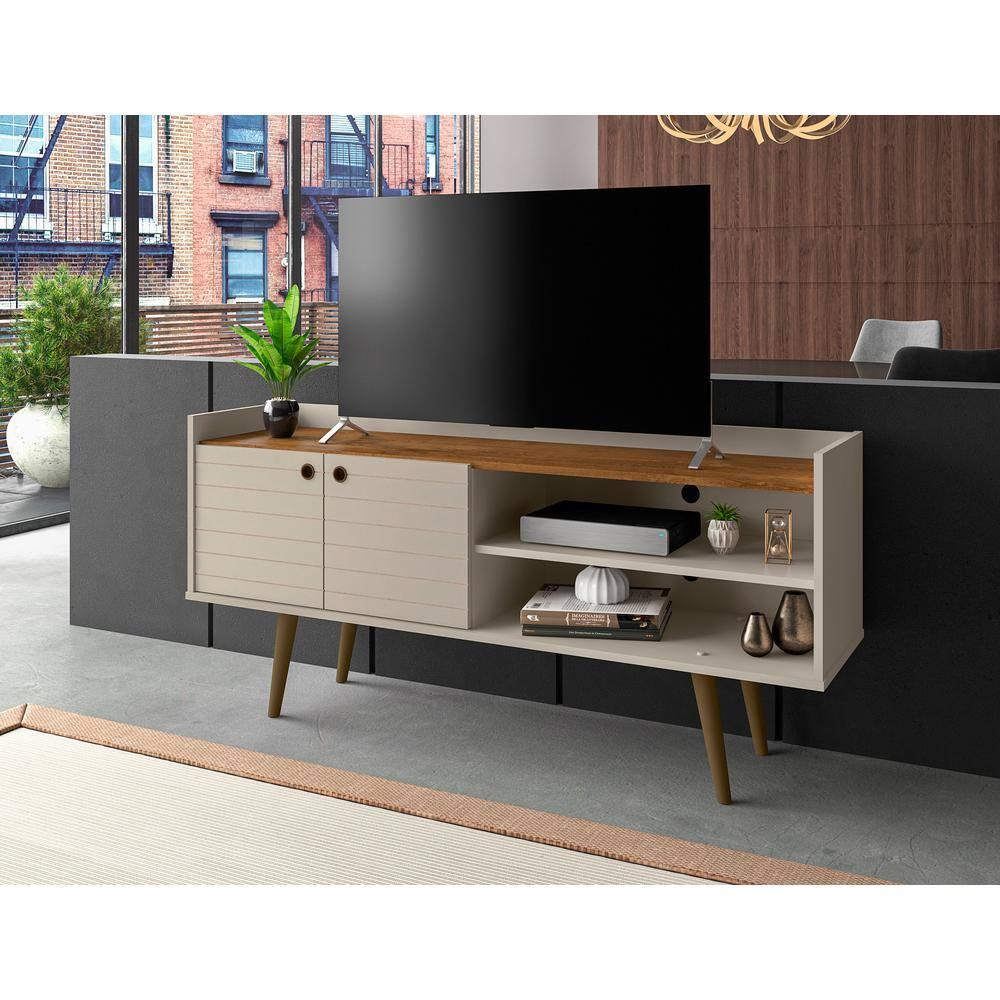 Bogart 53.54" Mid-Century Modern TV Stand  and Nature