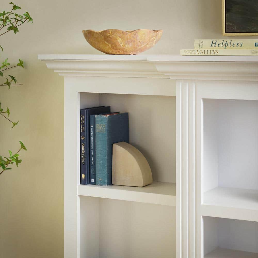 Red Barrel Studio® Traditional 70” Mantel Fireplace with Open Shelving