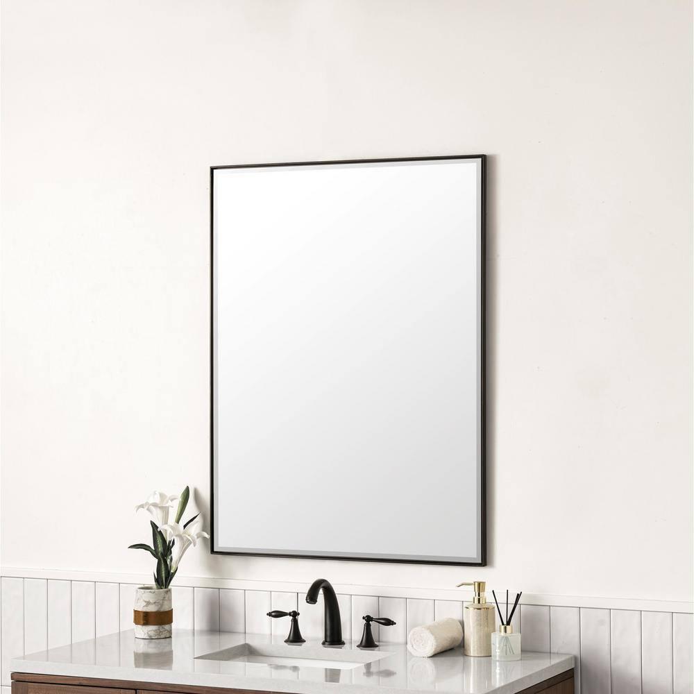 Rohe Rectangle Beveled Bathroom Mirror