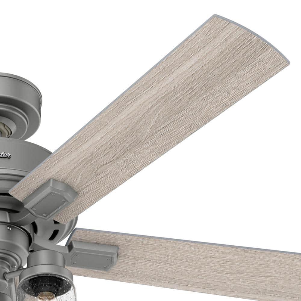 52" Hartland 5 - Blade Standard Ceiling Fan with Pull Chain and Light Kit Included