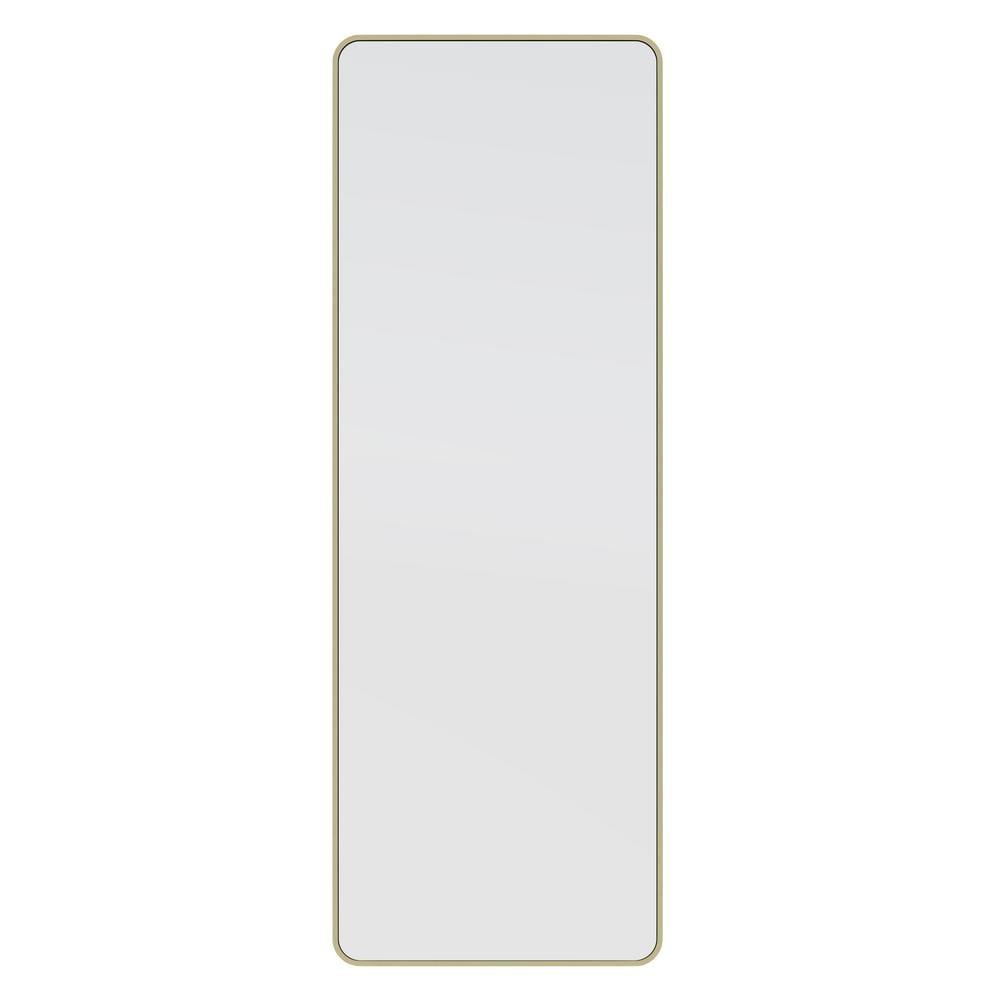 Trinity 24 in. x 67 in. Square Radius Mirror