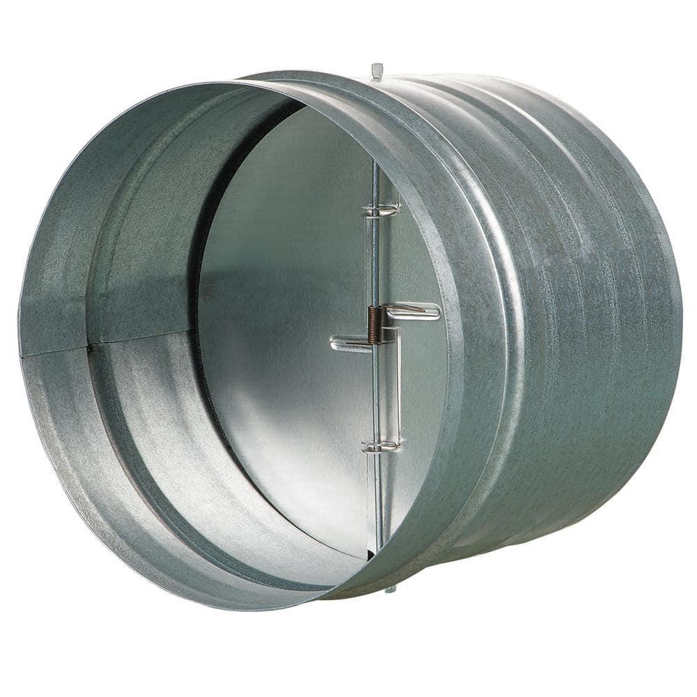 4'' inch Galvanized Steel Backdraft Damper with Rubber Gasket for Round Duct