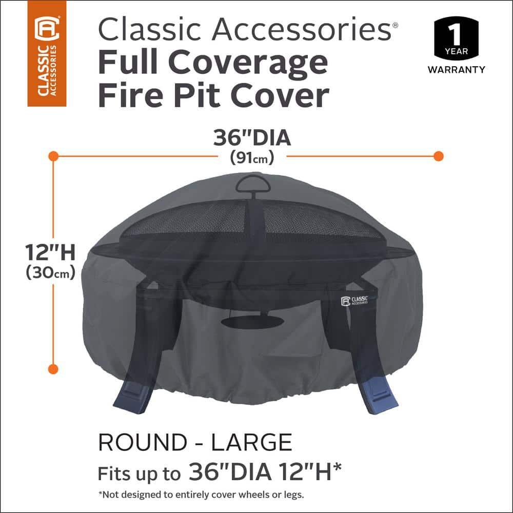Classic Accessories Outdoor Fire Pit Cover