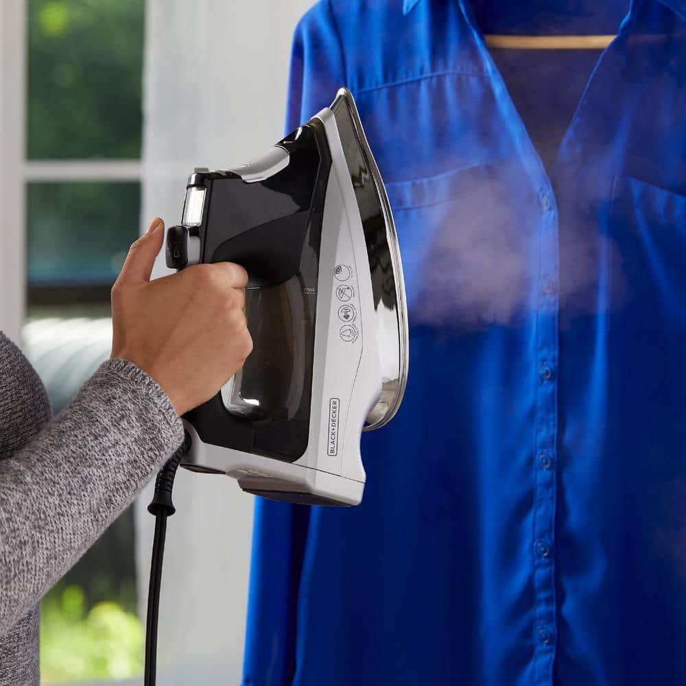 BLACK+DECKER Allure Digital Professional Steam Iron, D3060, 30% More Steam, Percison Tip, Stianless Steel Soleplate, Vertical Steam Fuction