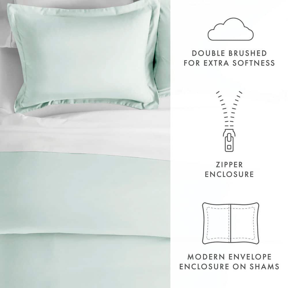 IEnjoy Home Super Soft Double Brushed Duvet Cover Set