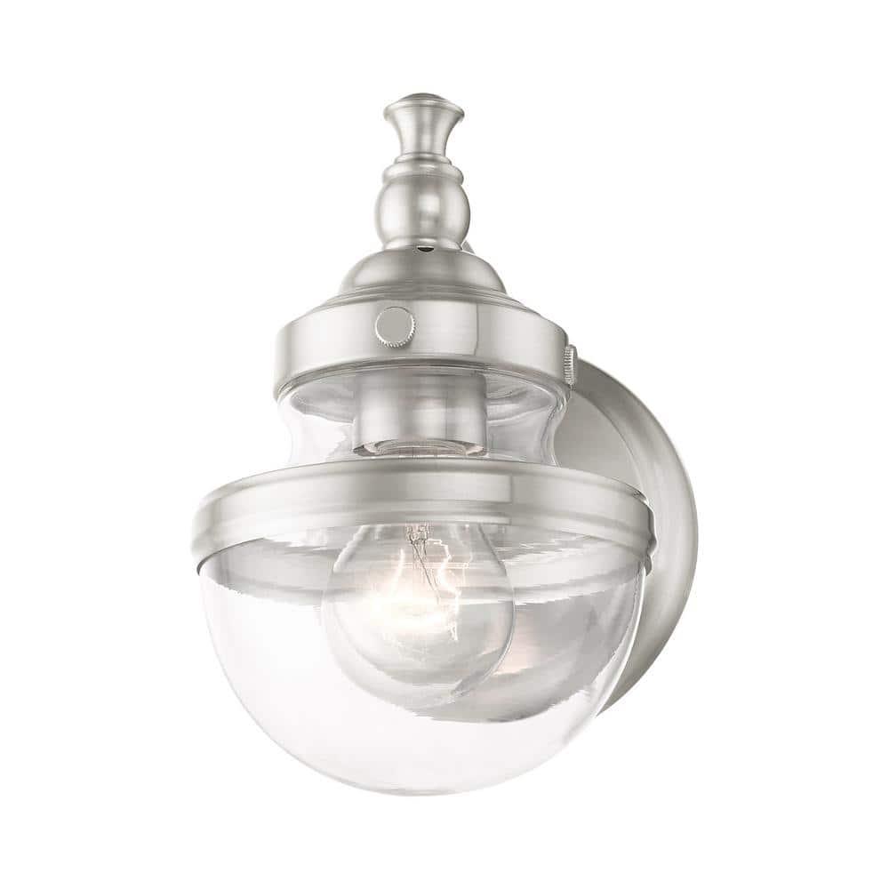 Livex Lighting Oldwick 1 - Light Vanity in  Brushed Nickel