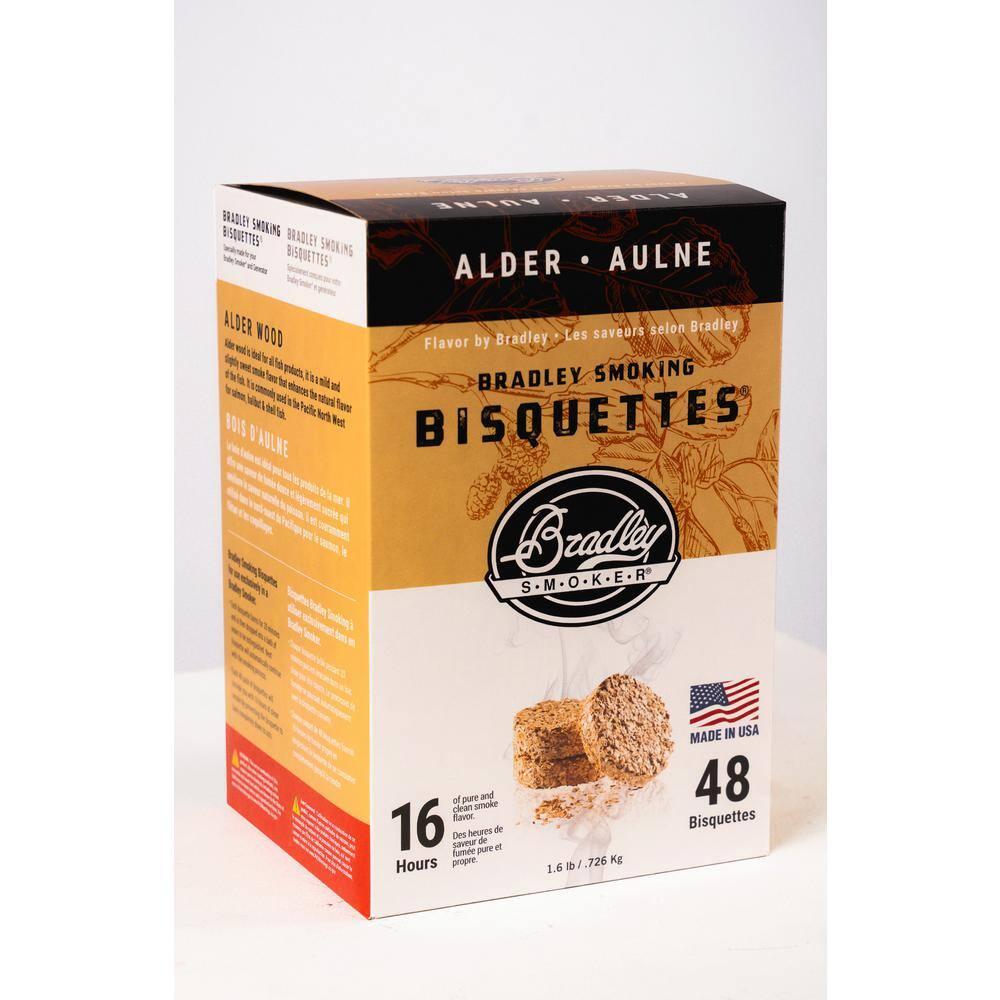Bradley Smoker Alder Wood Bisquettes 48Pk