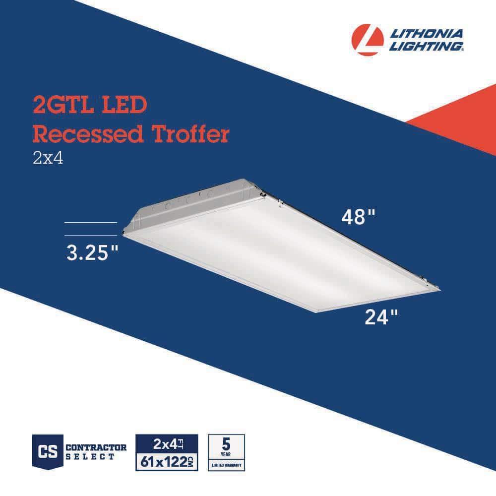 Lithonia Lighting GTL Rectangle Troffer Ceiling Light
