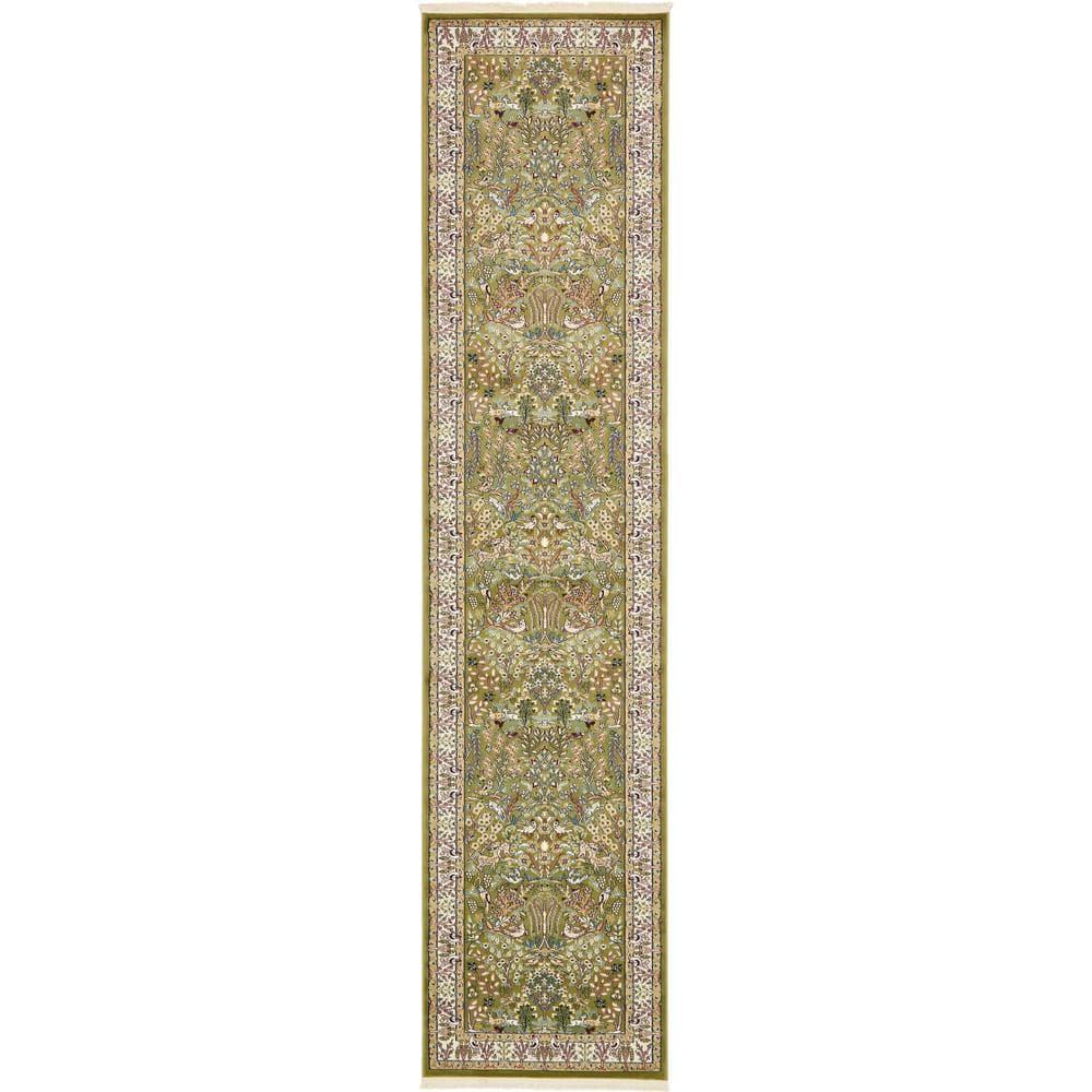 Narenj Bristol Green 3' 0 x 13' 0 Runner Rug