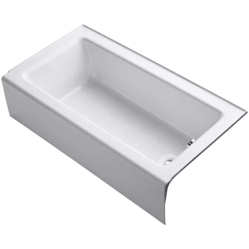 Kohler Avec 60 In. X 32 In. Alcove Bath, Right Drain K-25831-RA-0
