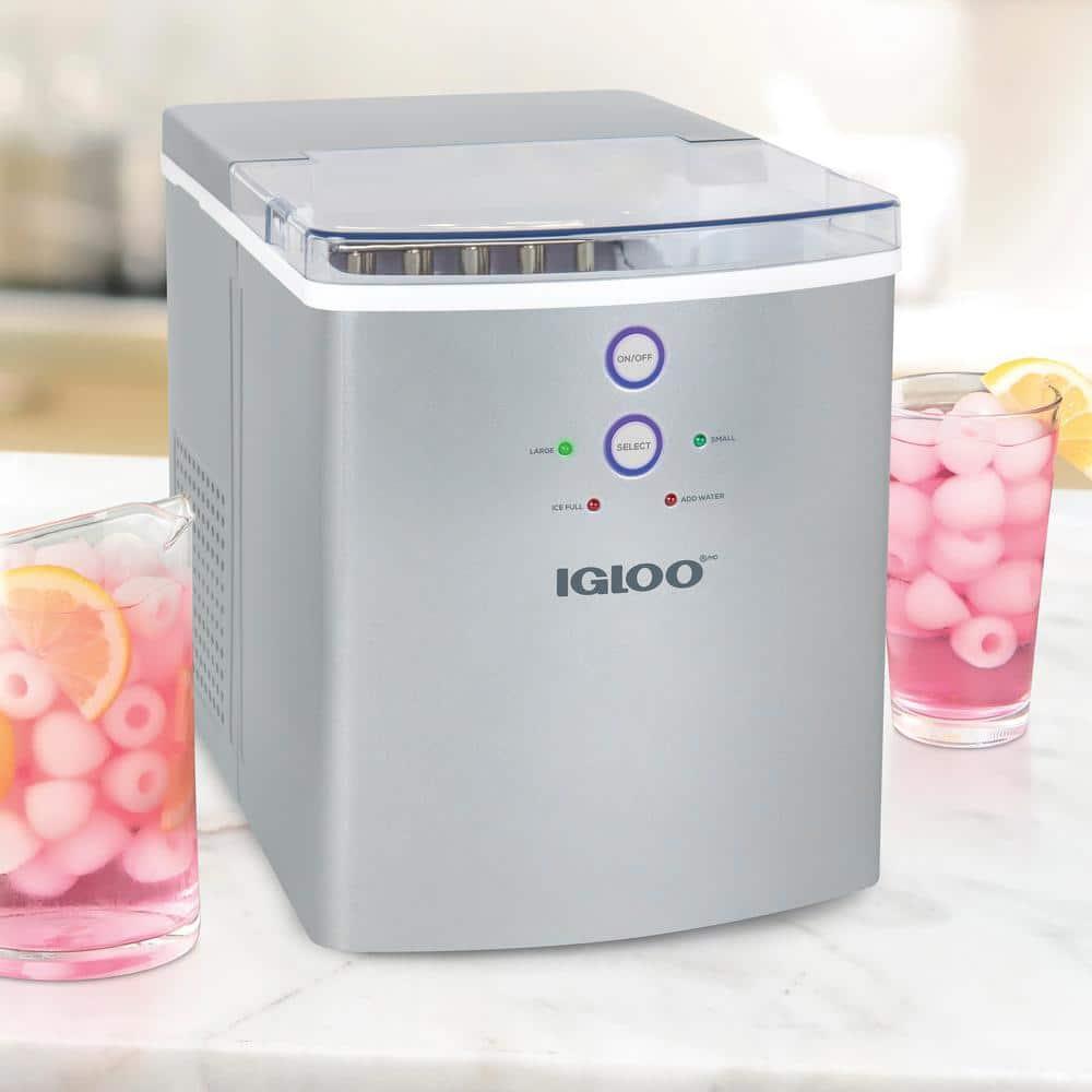 Igloo Igloo Premium Countertop Ice Maker Machine, 33 lbs. in 24 hrs. with Ice Scoop and Basket