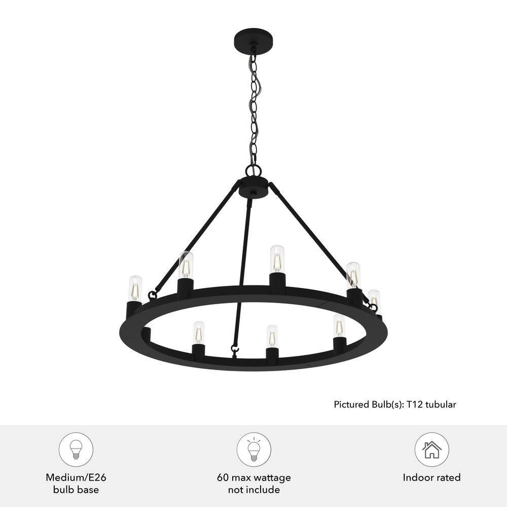 Hunter Fan 9 - Light Unique Wagon Wheel Chandelier & Reviews | Wayfair