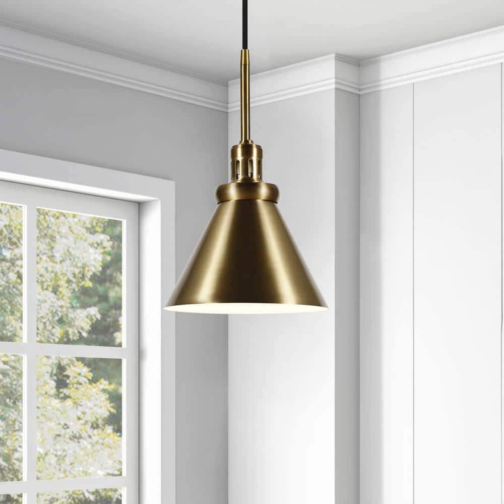 Evelyn&Zoe Industrial Metal Pendant