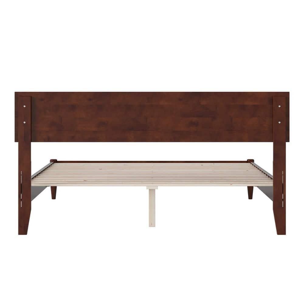 AFI Aria Queen Modern Solid Wood Low Profile Platform Bed, Walnut
