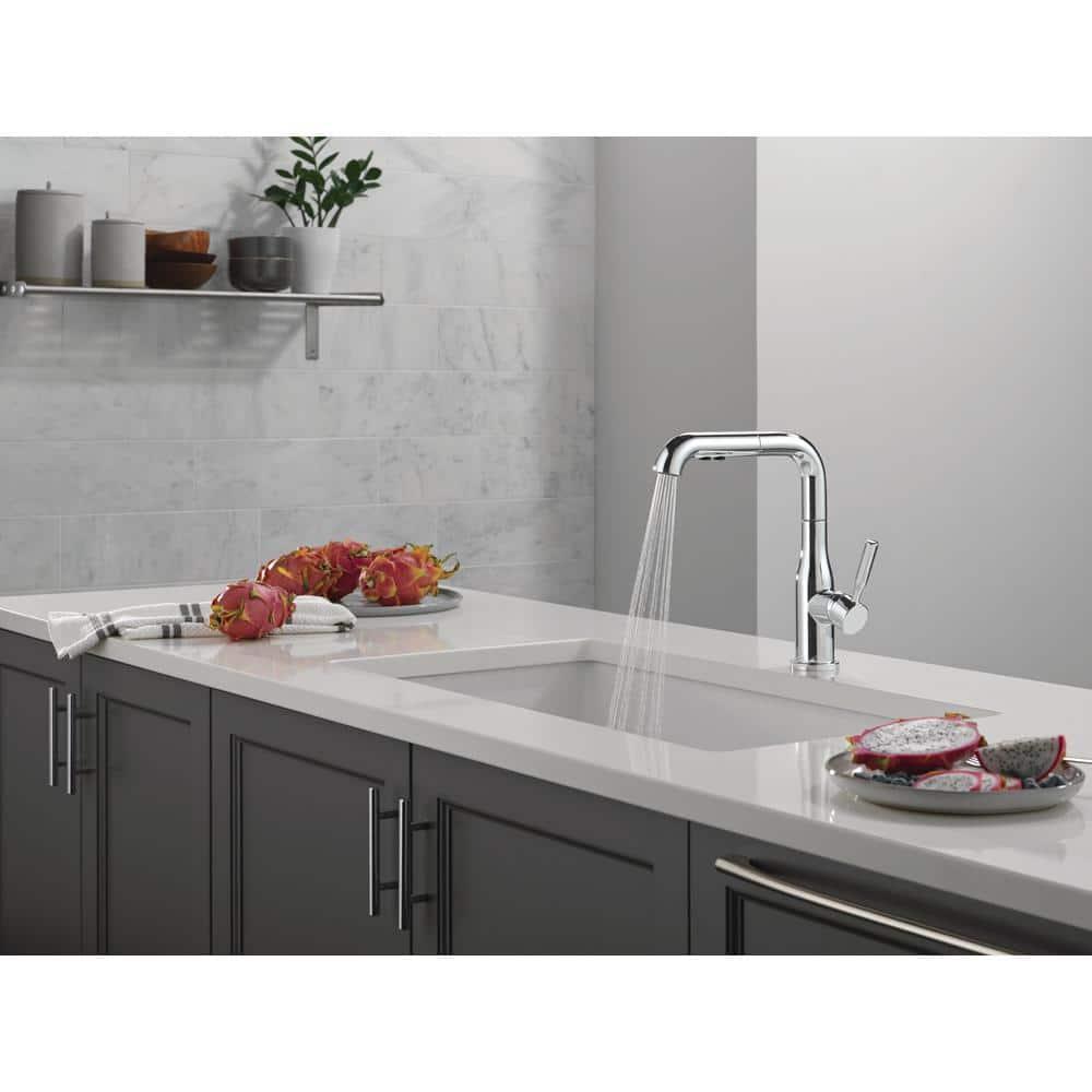 Almari Pull-Out Sprayer Kitchen Faucet, Single Handle Kitchen Sink Faucet