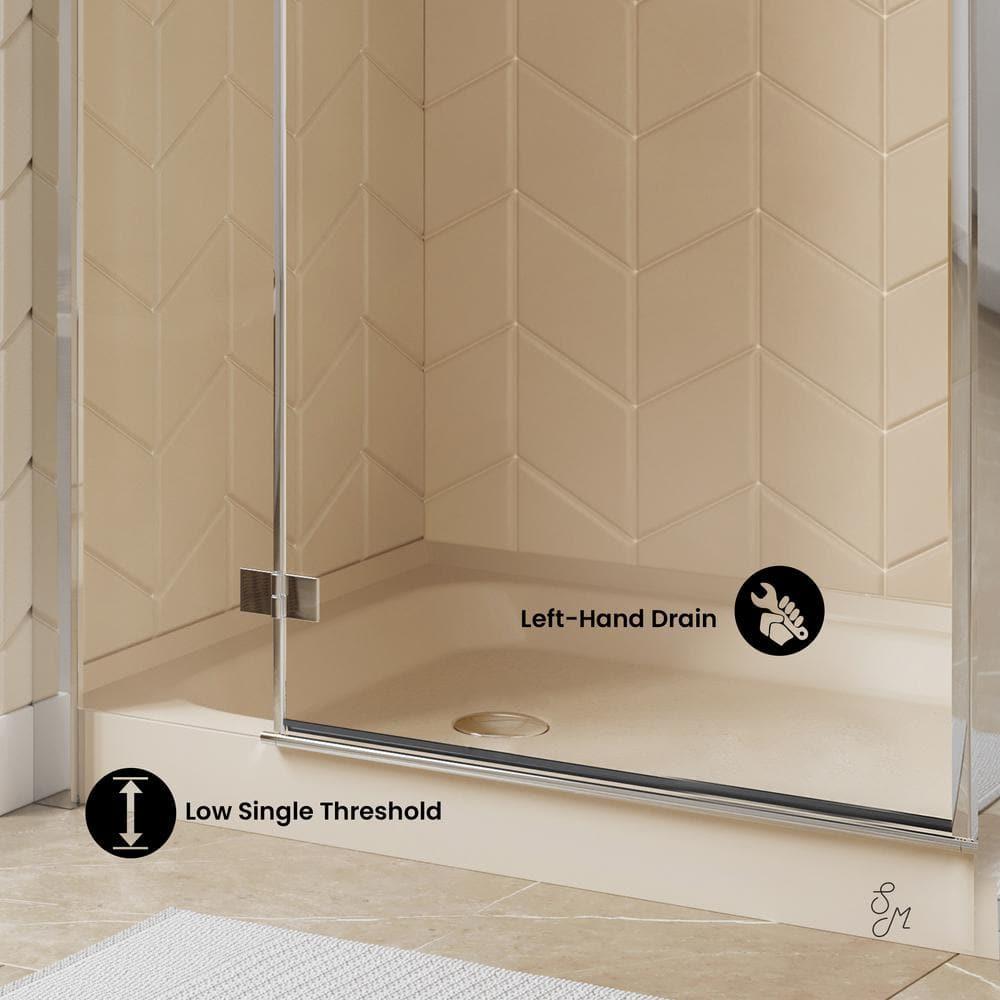 Voltaire 48" x 36" Single-Threshold, Shower Base