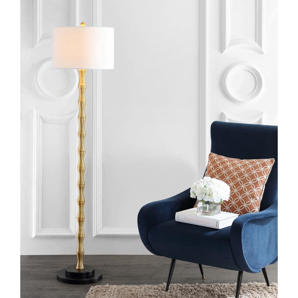 Kolten Floor Lamp - FLL4045 - Brass - Safavieh