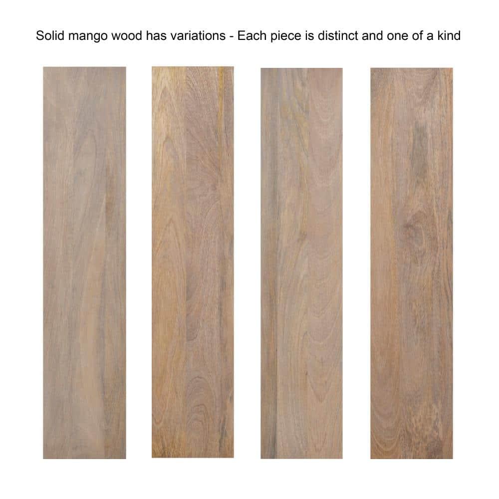 Kate & Laurel All Things Decor 28"x28" Meera Carved Wood Mirror Brown: Artisan Starburst, No Assembly