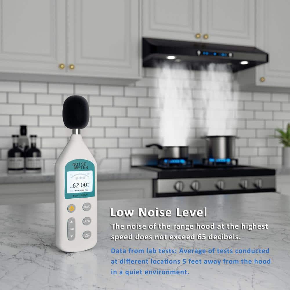 IKITCHEN VIKIO 30" 900 CFM Ducted Under Cabinet Range Hood With Intelligent Control C01-30-BSS