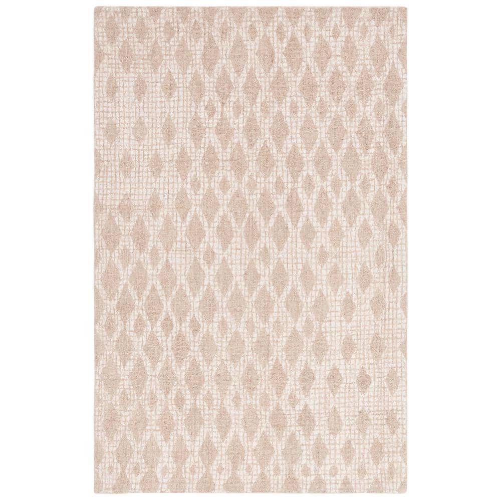 Abstract ABT206 Hand Tufted Area Rug - Beige/Ivory - 4'x6' - Safavieh.