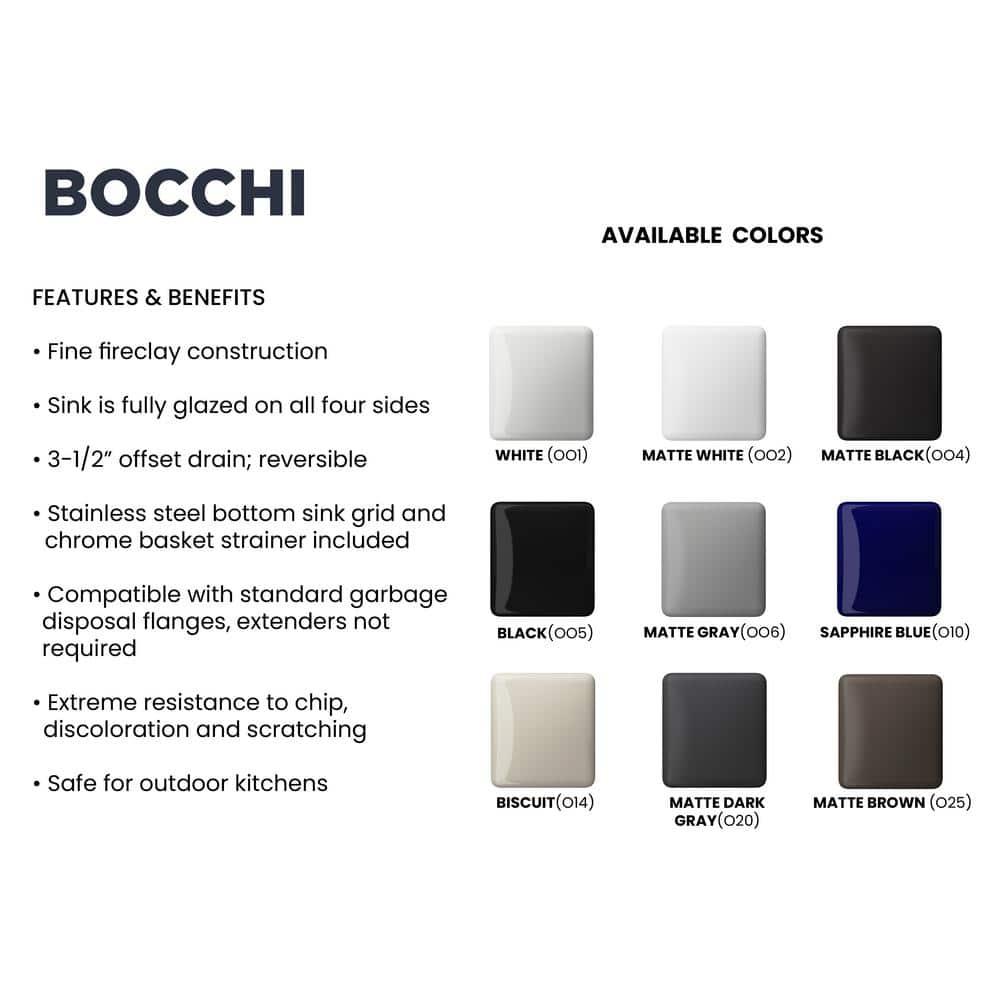 36'' L Farmhouse / Apron Fireclay Kitchen Sink