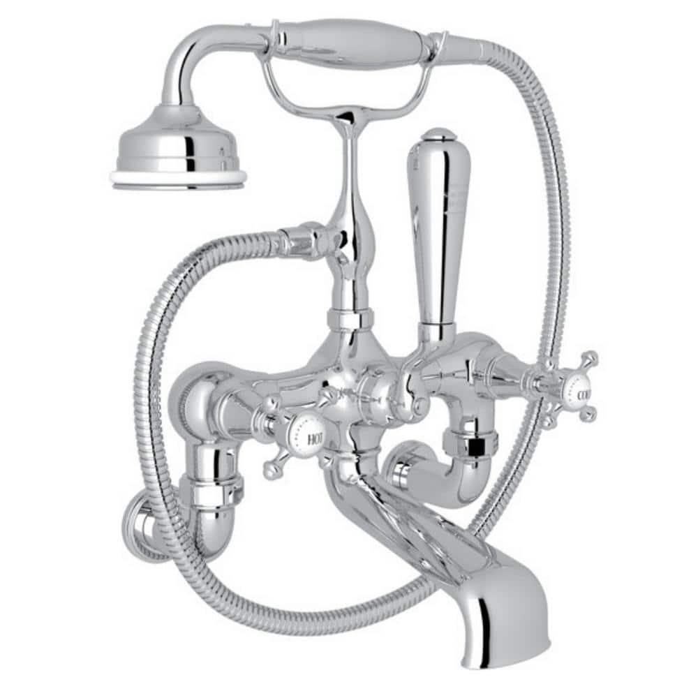 Georgian Era Exposed Wall Mount Tub Filler