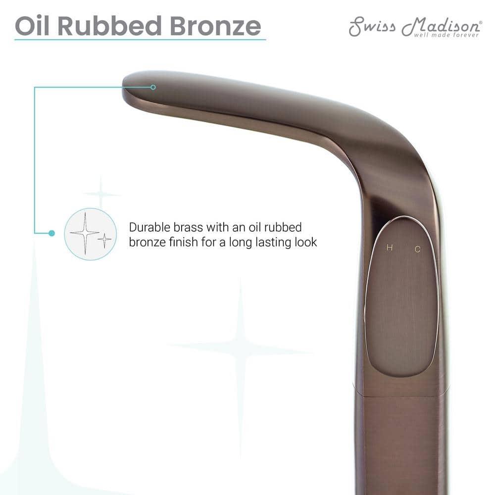 Château Single Hole, Single-Handle, High Arc Bathroom Faucet