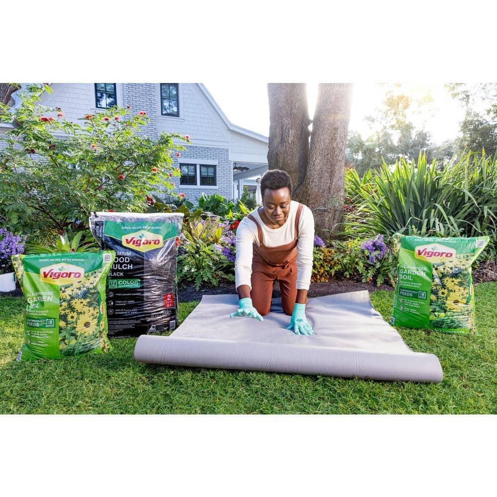 4 ft. x 100 ft. Heavy Duty Matrix Grid Weed Control Landscape Fabric