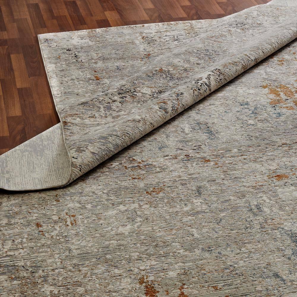 Pearl Grey Area Rug 7'9" x 10' 8' x 10' Rectangle