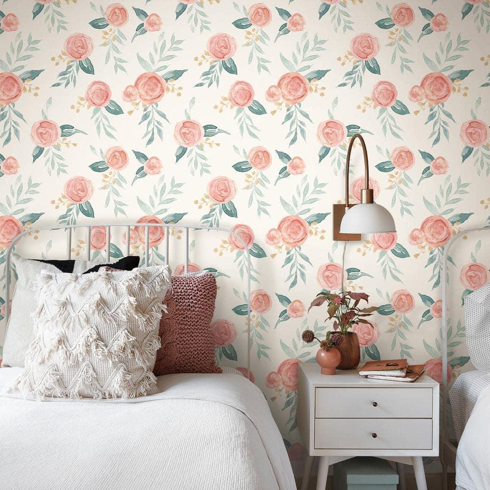 Watercolor Roses Wallpaper
