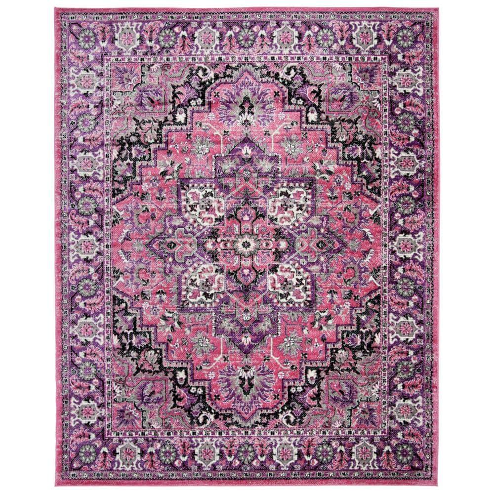Skyler SKY126 Power Loomed Indoor Area Rug - Pink/Ivory - 8'x10' - Safavieh.