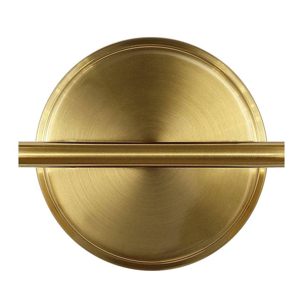 10.75" 2-Light Bolha Minimalist Bubble Acrylic/Iron Wall Sconce Light Brass/Gold - JONATHAN Y: ETL Listed, Modern Vanity Fixture