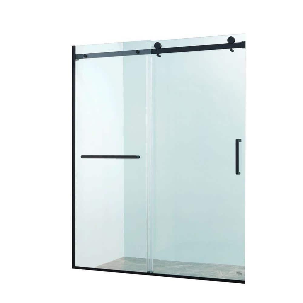 56"-60 ‘W x 75’ Aluminum Framed Shower Door
