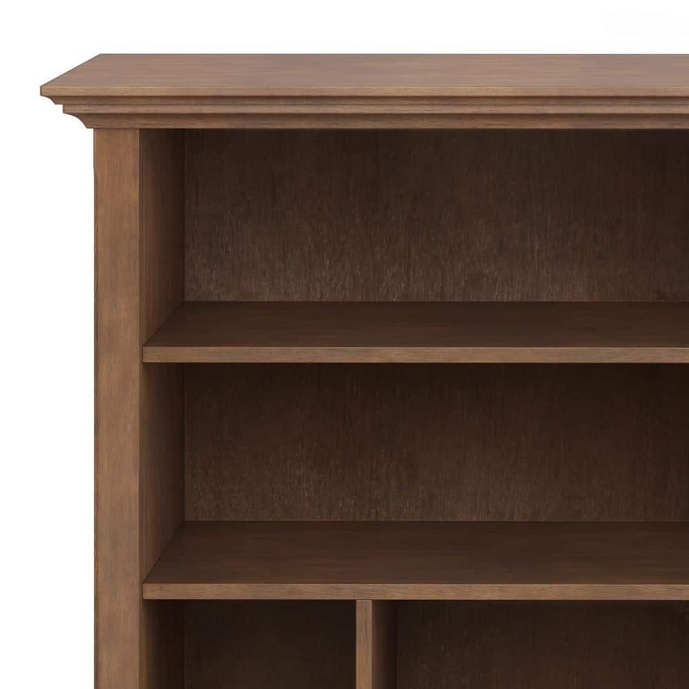 Simpli Home Multi Cube Bookcase And Storage Unit In Rustic Natural Aged Brown