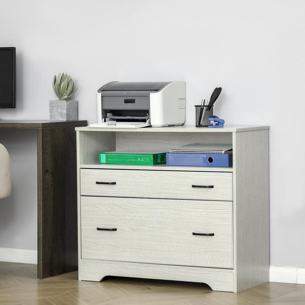 Vinsetto 33.5'' Wide 2 -Drawer File Cabinet