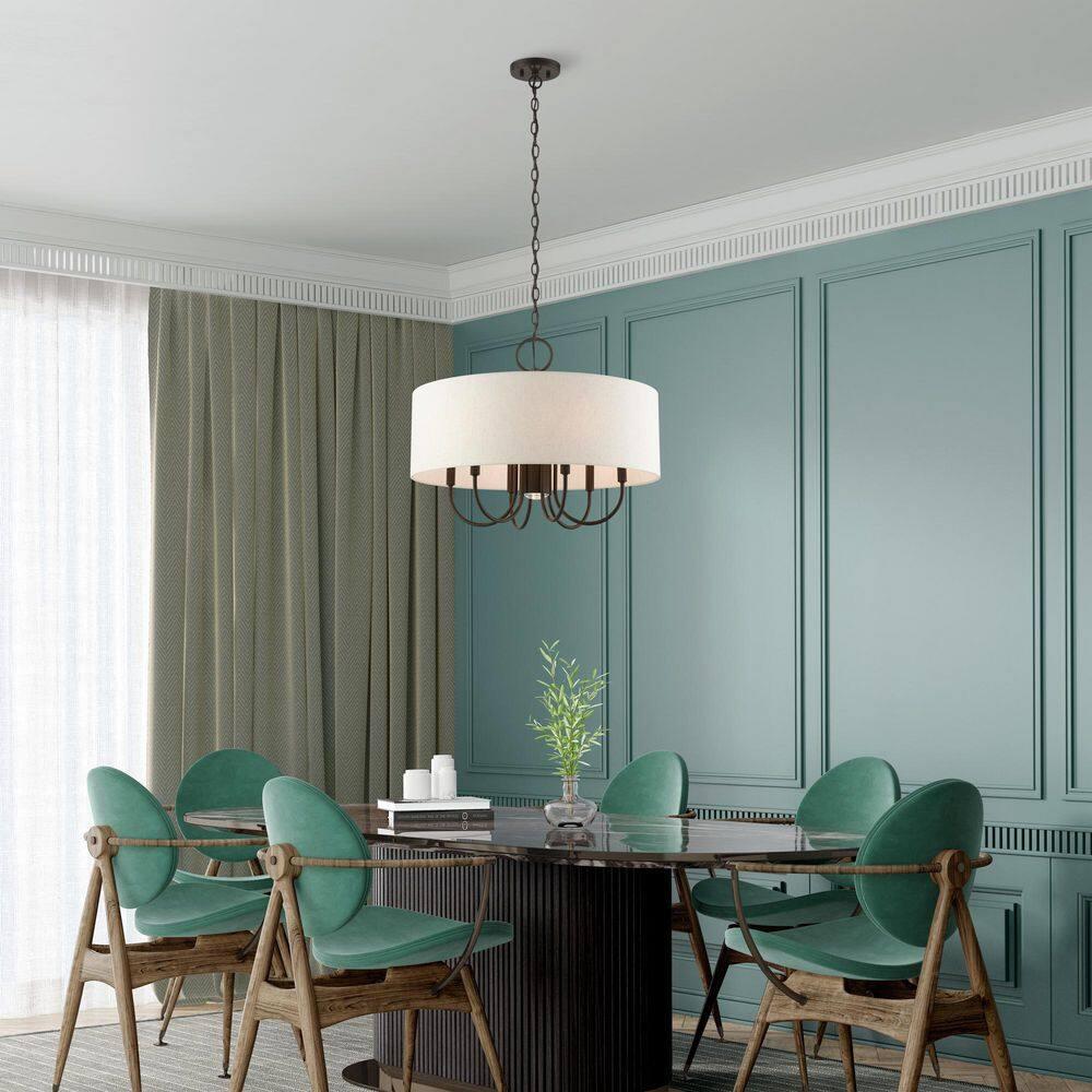 Livex Lighting Blossom 7 - Light Pendant in  English Bronze