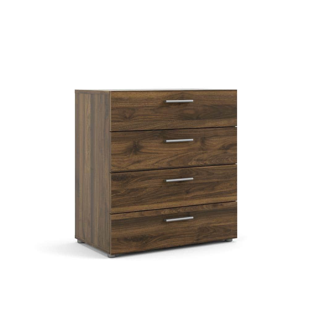 Tvilum, Austin 4 Drawer Chest, Walnut