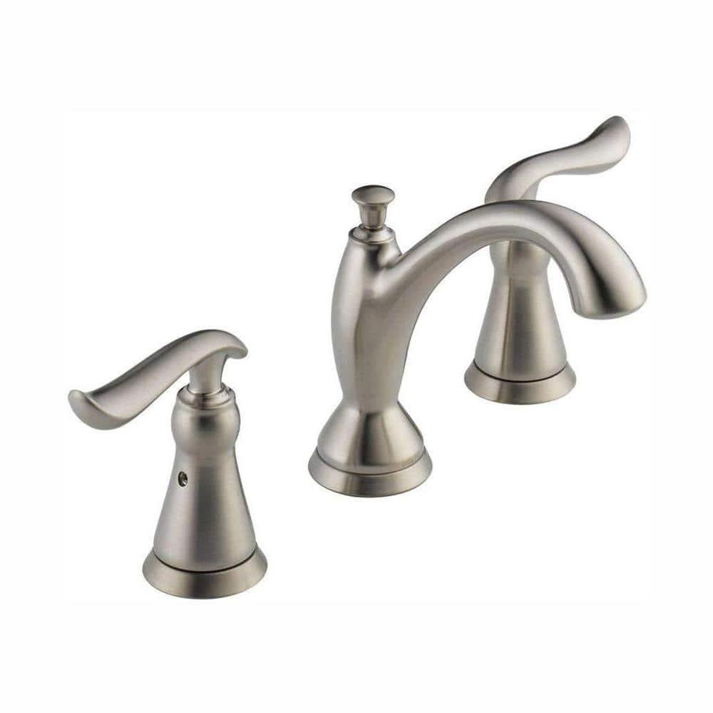 Linden Widespread Bathroom Faucet 3 Hole, 2-handle Bathroom Sink Faucet with Drain Assembly